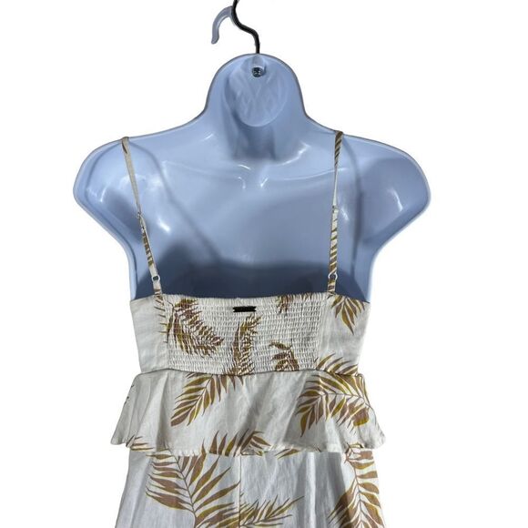 Billabong x Sincerely Jules Twist Flirt Palm Print Tie Front Wide Leg Jumpsuit - Picture 9 of 12